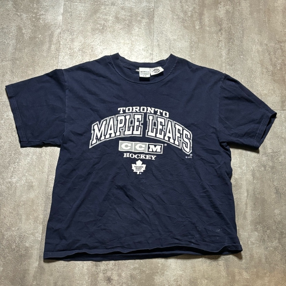 Vintage Toronto Maple Leafs Shirt Mens Large CCM